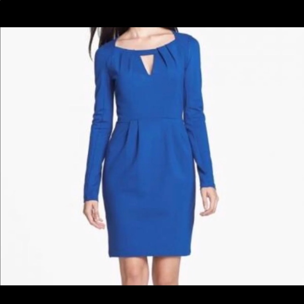 EUC FRENCH CONNECTION CUTOUT DRESS 2 BLUE